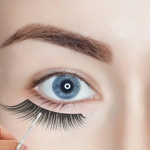 Vista 5 de WLLHYF 2 piezas de tijeras para cejas, pinzas con mango de punta recta, removedor de tijeras para cejas, cabello facial, cuidado de las cejas