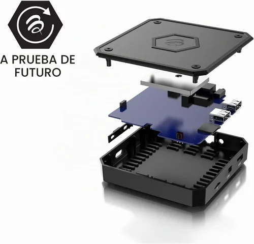 Vista 6 de BuzzTV Caja de TV E5 Android 11, 2 GB de RAM, 32 GB de almacenamiento, salida 4K UHD, conectividad HDMI y soporte Wi-Fi