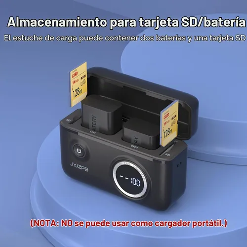 Vista 4 de JYJZPB Batería de repuesto NP-FW50 y cargador dual rápido de 18 W para Sony