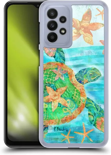 Vista 11 de Head Case Designs Funda rígida con licencia oficial de Paul Brent Agate Mermaid Coastal compatible con Samsung Galaxy A23/5G (2022)