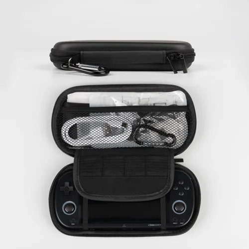 Vista 7 de Trimui Smart Pro - Consola de juegos portátil, consola de pantalla de 4.96 pulgadas, emulador preinstalado con tarjeta TF de 128/256 GB, consola