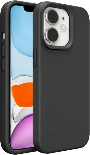 Vista 58 de Funda de silicona prémium para iPhone SE/8/7, con forro de microfibra suave antiarañazos, a prueba de golpes, color negro, iPhone SE/8/7