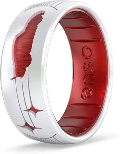 Vista 6 de Enso Rings Disney Pixar Collection - Anillos clásicos de silicona grabados - Diseño cómodo y flexible