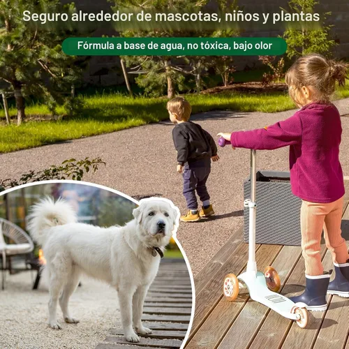 Vista 6 de Teexpert Pegamento de roca para paisajismo: pegamento de grava concentrada 2 galones para grava de guisantes y piedras pequeñas, fórmula de alta