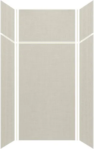Vista 36 de Transolid EWKX363696-41 Expressions - Kit de pared de ducha de 6 paneles con extensión, 36 pulgadas de largo x 36 pulgadas de ancho x 96 pulgadas