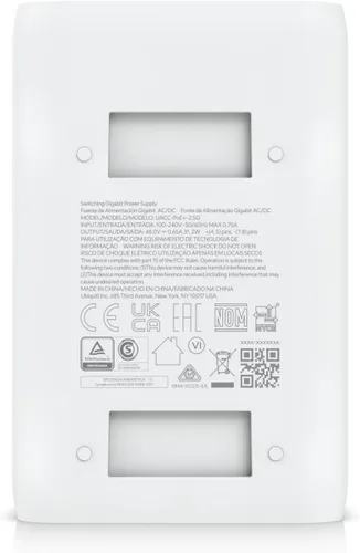 Vista 4 de Ubiquiti UACC-PoE+-2.5G 2.5 Gigabit Ethernet 48 V