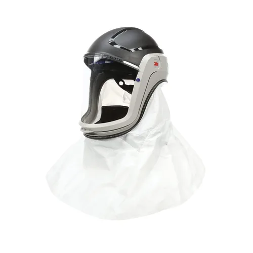 Vista 8 de 3M PAPR, Casco Respirador Versaflo M-307, Para Respirador de Purificación de Aire, Visor de Policarbonato Premium con Recubrimiento y Sello Facial