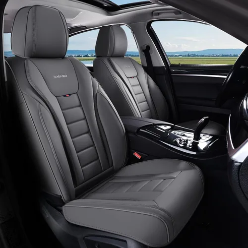 Vista 49 de Coverado Juego completo de fundas de asiento de automóvil, protector impermeable para asiento de automóvil, cojín de asiento de cuero, fundas