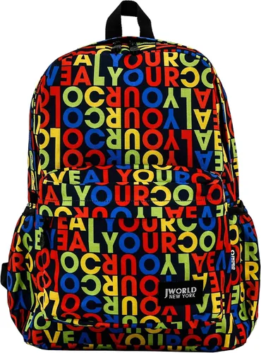 Vista 19 de Mochila Oz de J World New York, Negro), JW-100 BLACK