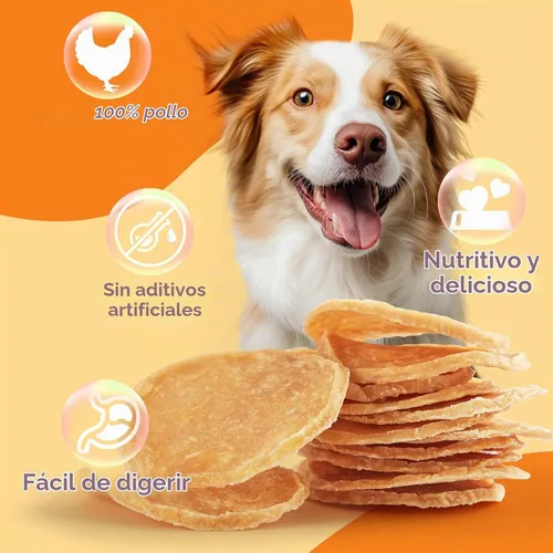Vista 7 de Jungle Calling 32 unidades de golosinas de pollo con un solo ingrediente