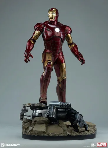 Vista 4 de Sideshow Legacy Effects Marvel Iron Man Mark III Mark 3 - Estatua de maqueta