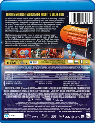 Vista 2 de Escape From Planet Earth (Blu-ray 3D + Blu-ray + DVD)