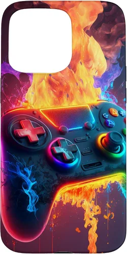 Vista 31 de Gamer Aesthetic Graphic Gaming Video Games Boys Funda para iPhone 17 para adolescentes y niños