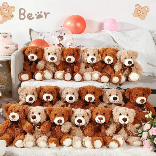 Vista 3 de Zhanmai 18 osos de peluche de 14 pulgadas, regalos a granel, juguetes de oso de peluche para cumpleaños, baby shower, graduación, recuerdos