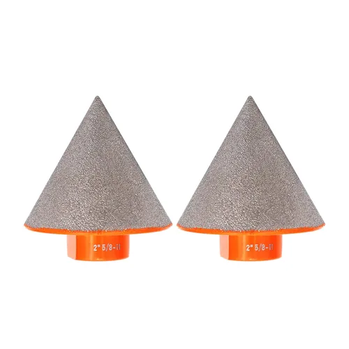 Vista 19 de Broca biseladora de diamante, brocas de diamante BRSCHNITT de 1 3/4 pulgadas con rosca de 5/8-11 para agrandar, pulir y biselar los agujeros exsit