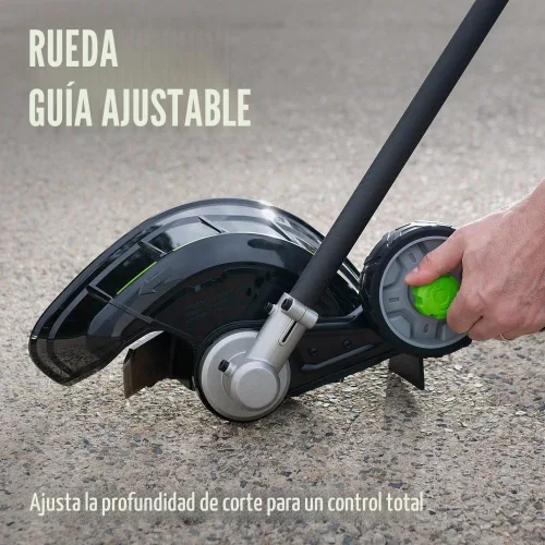 Vista 6 de EGO Power+ Accesorio Redefinador de cama, alimentado por batería, accesorio de fibra de carbono de 8 pulgadas, uso con sistema de cabezal múltiple