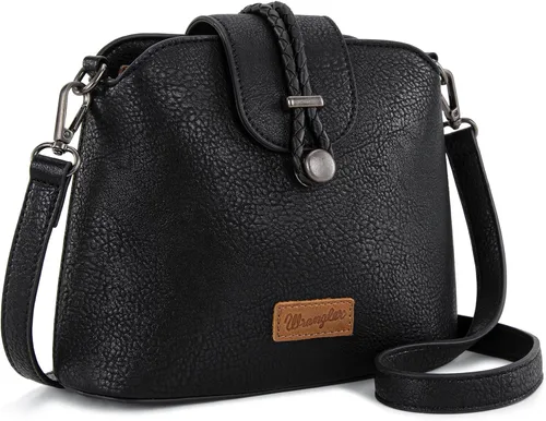 Vista 11 de Wrangler - Bolsos cruzados pequeños para mujer, bolsos y bolsos de hombro lindos con correa ajustable