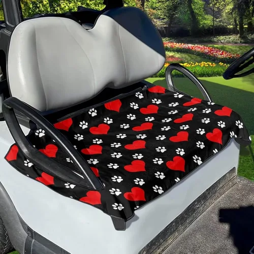 Vista 38 de Fundas de asiento de carrito de golf, mantas para carrito de golf, fundas de asiento de toalla para la mayoría de carritos de golf de 2 asientos