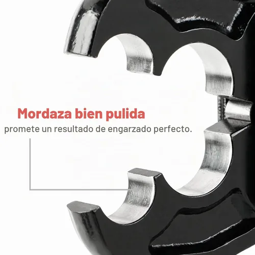Vista 7 de IWISS/iCrimp - Kit de herramientas de engarzado de anillo de cobre para tubería PEX para anillos de crimpado de 1/2 pulgada, 3/4 pulgada, cumple