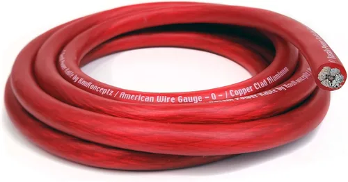 Vista 8 de KnuKonceptz Bassik, cable de alimentación y tierra de batería automotriz primario de calibre 1/0 AWG - Negro 5 pies