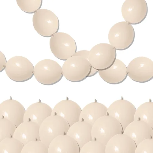 Vista 31 de Globos de Enlace Azul Claro, 60 Piezas de 6 Pulgadas Globos Pequeños de Enlace Rápido Azul Bebé para Hacer Pared de Globos, Arco de Corazón, Globos