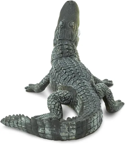 Vista 3 de Safari Ltd. Figura de cocodrilo – Figura realista de reptil de 6 pulgadas – Juguete educativo para niños, niñas y niños a partir de 3 años