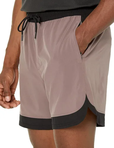 Vista 3 de Tienda Essentials Pantalones cortos tejidos elásticos activos para hombre