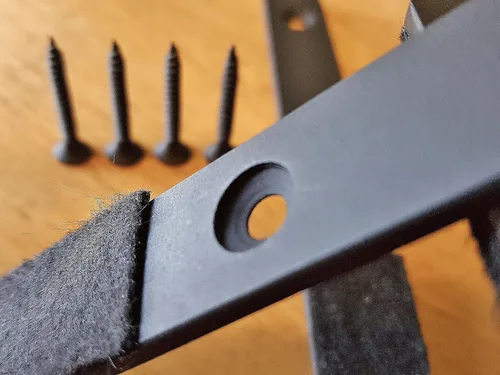 Vista 4 de Percheros para armas de montaje en pared, ganchos de metal de acero, para almacenamiento de armas de fuego, palanca de escopeta, cargador