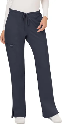 Vista 18 de Cherokee - Pantalones quirúrgicos elásticos Workwear Revolution WW120 para mujer, suaves y con cordón ajustable Negro