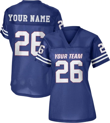 Vista 8 de Camiseta de fútbol personalizada con nombre y número de equipo personalizados para adultos
