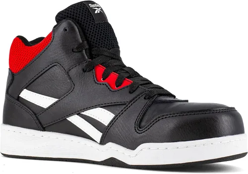 Vista 7 de Reebok Bb4500 - Zapatos deportivos de trabajo para hombre, diseño con puntera de seguridad y caña alta, Negro, 11 Wide