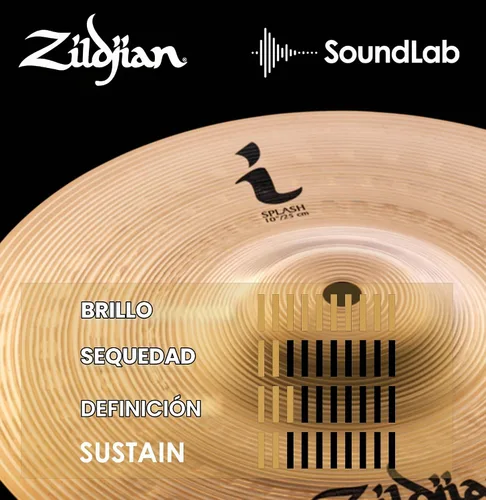 Vista 5 de Zildjian Platillo I Family Splash (ILH10S)