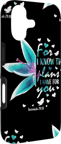 Vista 3 de Bible Verse Phone Cases Christian Gifts Women Jeremiah 29 11 Case for iPhone 17
