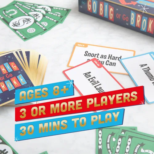 Vista 2 de Go Big or Go Broke por EAP Toy & Games – La noche de juegos acaba de ser más grande que las charadas Apuesta los grandes dólares con este juego
