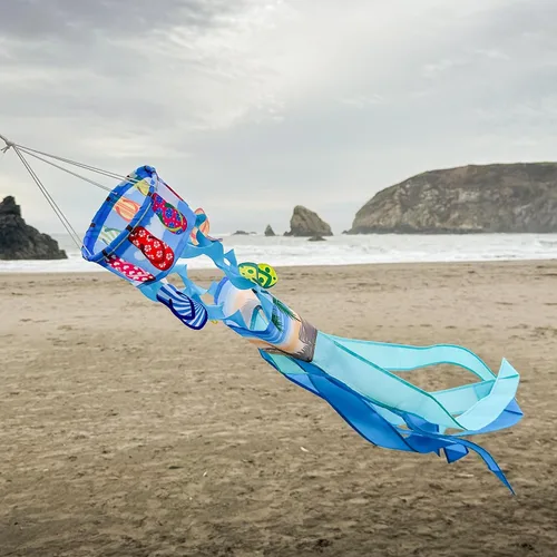 Vista 3 de In the Breeze Flip Flop Beach Twistair Windsock, 40