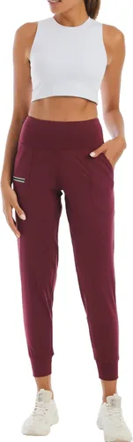 Vista 152 de Kcutteyg - Pantalones deportivos con bolsillos para mujer, diseño suave, ligero y de secado rápido, para entrenamiento, gimnasia, yoga y correr
