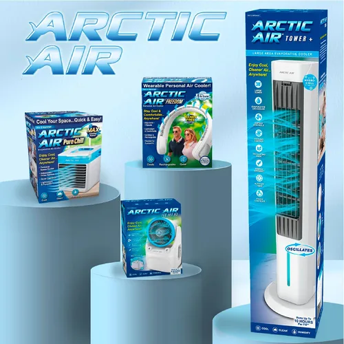 Vista 9 de Arctic Air Pure Chill - Enfriador de aire evaporativo de lujo, potente, silencioso, ligero y portátil con tecnología Hydro-Chill para dormitorio