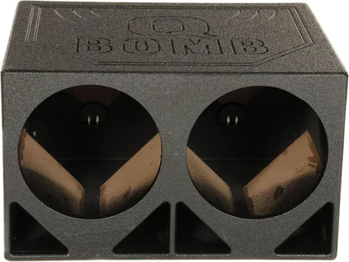 Vista 12 de QPower - Caja de subwoofer con doble ventilación de 12 pulgadas, sistema de subwoofer con puerto, color negro, accesorios para sistemas de audio
