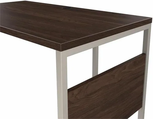 Vista 7 de Bush Business Furniture Escritorio híbrido en forma de L de 72W x 30D con patas de metal en nogal negro