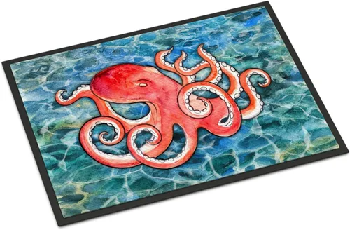 Vista 30 de Caroline's Treasures BB5366MAT - Tapete para puerta delantera de 18 x 27 pulgadas, para interiores y exteriores, antideslizante, lavable, de pelo