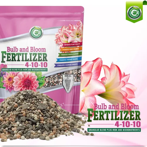 Vista 5 de 4-10-10 - Fertilizante para bulbos y flores, fabricado en Estados Unidos, 2% de hierro + micronutrientes, alimento para plantas para jardines