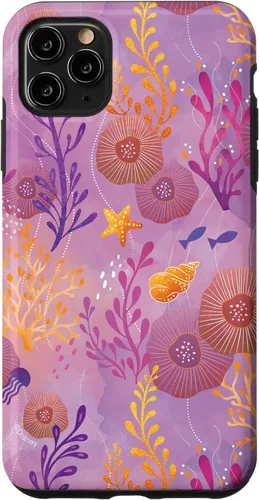 Vista 13 de Funda para iPhone 16 Disney The Little Mermaid Ariel Under the Sea Ambiance
