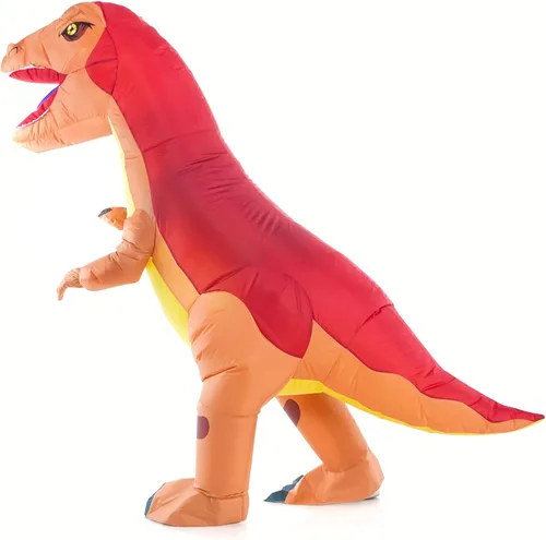 Vista 3 de HSCTEK Disfraz inflable de dinosaurio para adultos