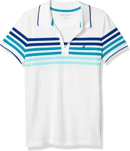 Vista 6 de Nautica - Polo de algodón elástico para mujer