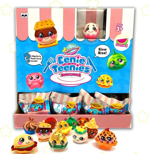 Vista 8 de Squeezamals Eenie Teenies 10pks con un personaje Eenie Teenie en cada uno! ¡Colecciona los 24 personajes de la Serie 2! Diversión en paquetes ciegos