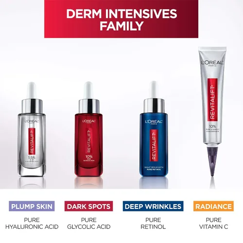 Vista 7 de L'Oreal Paris Skincare Revitalift Derm - Suero de ácido hialurónico para la piel, suero facial de ácido hialurónico puro al 1.5%, cuidado