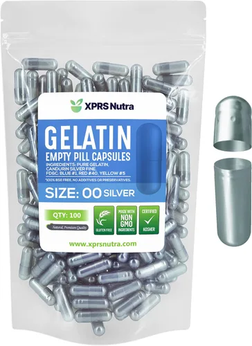 Vista 13 de XPRS Nutra Cápsulas vacías tamaño 00 – 100 cápsulas vacías de gelatina – Pastillas de relleno de cápsulas de bricolaje – Cápsulas de gel rellenables