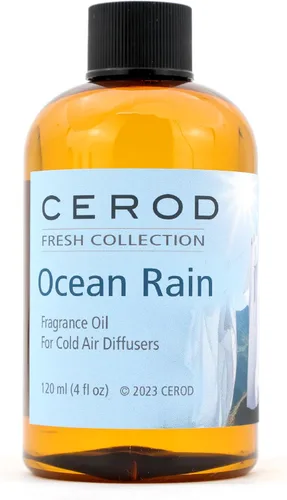 Vista 2 de CEROD Fresh Collection - Juego de aromas (3) – Aceite difusor para difusores sin agua de aire frío – Lino fresco, primavera de montaña, lluvia