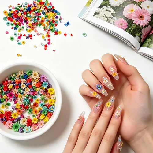 Vista 5 de 300 Pcs Mini Dried Flowers for Resin,Pressed Natural Flowers for Crafts