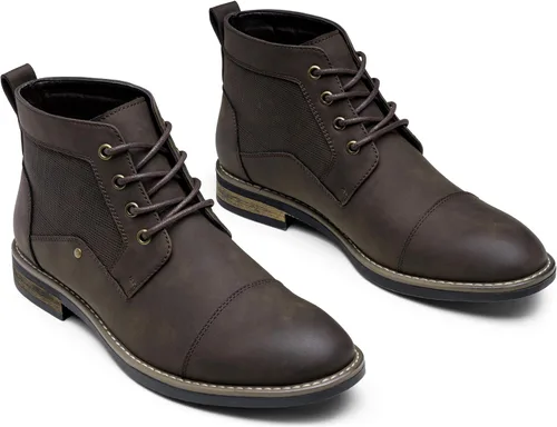 Vista 3 de Jousen Mens Boots Retro Casual Boots for Men Cap Toe Boots for Men